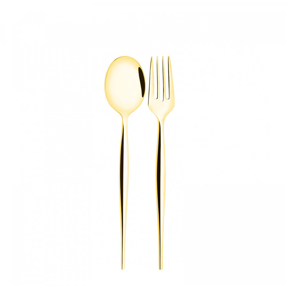 Natura Gold - 2-pieces Serving Set in Gift-box