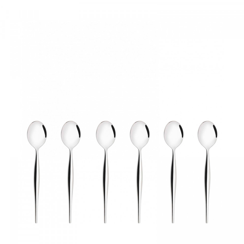 Natura - 6-pieces Coffee Spoons Set in Gift-box